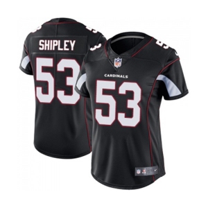 Women's Arizona Cardinals #53 A.Q. Shipley Black Alternate Vapor Untouchable Limited Player Football Jersey