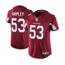 Women's Arizona Cardinals #53 A.Q. Shipley Red Team Color Vapor Untouchable Limited Player Football Jersey