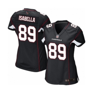 Women's Arizona Cardinals #89 Andy Isabella Game Black Alternate Football Jersey