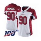 Women's Arizona Cardinals #90 Robert Nkemdiche White Vapor Untouchable Limited Player 100th Season Football Jersey