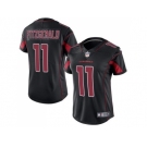 Women's Nike Arizona Cardinals #11 Larry Fitzgerald Black Stitched NFL Limited Rush Jersey