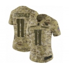 Women's Nike Arizona Cardinals #11 Larry Fitzgerald Limited Camo 2018 Salute to Service NFL Jersey