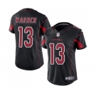 Women's Nike Arizona Cardinals #13 Kurt Warner Limited Black Rush Vapor Untouchable NFL Jersey