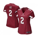 Women's Nike Arizona Cardinals #2 Andy Lee Game Red Team Color NFL Jersey