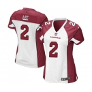 Women's Nike Arizona Cardinals #2 Andy Lee Game White NFL Jersey