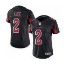 Women's Nike Arizona Cardinals #2 Andy Lee Limited Black Rush Vapor Untouchable NFL Jersey