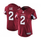 Women's Nike Arizona Cardinals #2 Andy Lee Red Team Color Vapor Untouchable Limited Player NFL Jersey