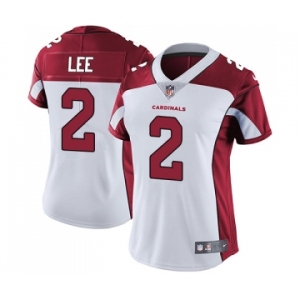 Women's Nike Arizona Cardinals #2 Andy Lee White Vapor Untouchable Limited Player NFL Jersey