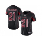 Women's Nike Arizona Cardinals #21 Patrick Peterson Black Stitched NFL Limited Rush Jersey