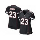 Women's Nike Arizona Cardinals #23 Chris Johnson Limited Black Alternate NFL Jersey