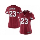 Women's Nike Arizona Cardinals #23 Chris Johnson Limited Red Team Color NFL Jersey