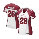 Women's Nike Arizona Cardinals #26 Brandon Williams Game White NFL Jersey