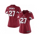 Women's Nike Arizona Cardinals #27 Tyvon Branch Limited Red Team Color NFL Jersey