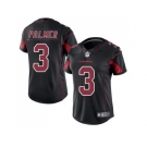 Women's Nike Arizona Cardinals #3 Carson Palmer Black Stitched NFL Limited Rush Jersey