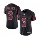 Women's Nike Arizona Cardinals #3 Carson Palmer Limited Black Rush Vapor Untouchable NFL Jersey