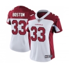 Women's Nike Arizona Cardinals #33 Tre Boston White Vapor Untouchable Limited Player NFL Jersey