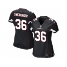 Women's Nike Arizona Cardinals #36 D. J. Swearinger Limited Black Alternate NFL Jersey