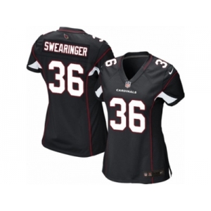 Women's Nike Arizona Cardinals #36 D. J. Swearinger Limited Black Alternate NFL Jersey