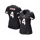 Women's Nike Arizona Cardinals #4 Phil Dawson Limited Black Alternate NFL Jersey