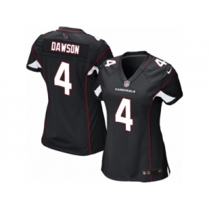 Women's Nike Arizona Cardinals #4 Phil Dawson Limited Black Alternate NFL Jersey