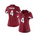 Women's Nike Arizona Cardinals #4 Phil Dawson Limited Red Team Color NFL Jersey