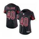 Women's Nike Arizona Cardinals #40 Pat Tillman Limited Black Rush Vapor Untouchable NFL Jersey