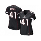 Women's Nike Arizona Cardinals #41 Antoine Bethea Limited Black Alternate NFL Jersey