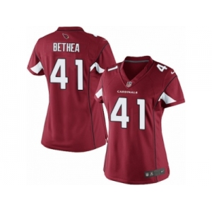 Women's Nike Arizona Cardinals #41 Antoine Bethea Limited Red Team Color NFL Jersey
