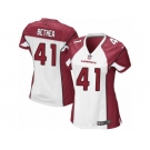 Women's Nike Arizona Cardinals #41 Antoine Bethea Limited White NFL Jersey