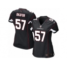 Women's Nike Arizona Cardinals #57 Alex Okafor Limited Black Alternate NFL Jersey
