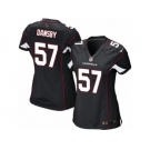 Women's Nike Arizona Cardinals #57 Karlos Dansby Limited Black Alternate NFL Jersey