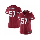 Women's Nike Arizona Cardinals #57 Karlos Dansby Limited Red Team Color NFL Jersey