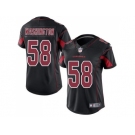 Women's Nike Arizona Cardinals #58 Daryl Washington Black Stitched NFL Limited Rush Jersey