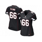 Women's Nike Arizona Cardinals #66 Alameda Ta'amu Limited Black Alternate NFL Jersey