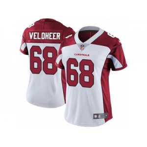 Women's Nike Arizona Cardinals #68 Jared Veldheer Vapor Untouchable Limited White NFL Jersey