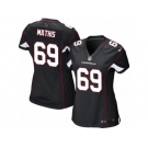 Women's Nike Arizona Cardinals #69 Evan Mathis Limited Black Alternate NFL Jersey