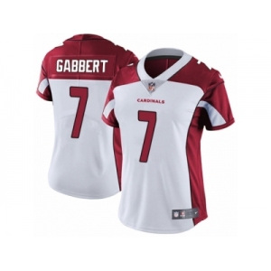 Women's Nike Arizona Cardinals #7 Blaine Gabbert White Vapor Untouchable Limited Player NFL Jersey