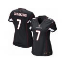 Women's Nike Arizona Cardinals #7 Chandler Catanzaro Limited Black Alternate NFL Jersey