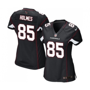 Women's Nike Arizona Cardinals #85 Gabe Holmes Game Black Alternate NFL Jersey