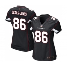 Women's Nike Arizona Cardinals #86 Ricky Seals-Jones Game Black Alternate NFL Jersey