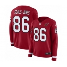 Women's Nike Arizona Cardinals #86 Ricky Seals-Jones Limited Red Therma Long Sleeve NFL Jersey