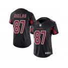 Women's Nike Arizona Cardinals #87 Troy Niklas Limited Black Rush NFL Jersey