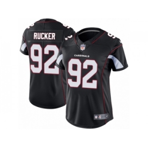 Women's Nike Arizona Cardinals #92 Frostee Rucker Vapor Untouchable Limited Black Alternate NFL Jersey