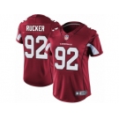 Women's Nike Arizona Cardinals #92 Frostee Rucker Vapor Untouchable Limited Red Team Color NFL Jersey