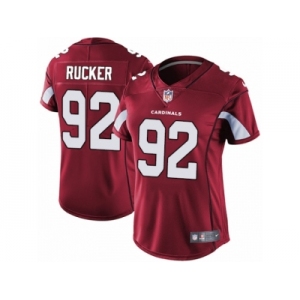 Women's Nike Arizona Cardinals #92 Frostee Rucker Vapor Untouchable Limited Red Team Color NFL Jersey