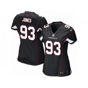 Women's Nike Arizona Cardinals #93 Jarvis Jones Limited Black Alternate NFL Jersey