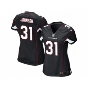 nike women fl jerseys arizona cardinals #31 johnson black[nike][johnson]