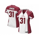 nike women fl jerseys arizona cardinals #31 johnson white[nike][johnson]