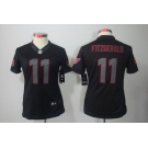 nike women nfl jerseys arizona cardinals #11 larry fitzgerald black[nike impact limited]