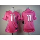 nike women nfl jerseys arizona cardinals #11 larry fitzgerald pink[nike love's]